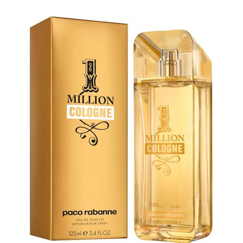 perfume paco rabanne 1 million cologne eau de toilette 125ml|paco rabanne perfumes list.